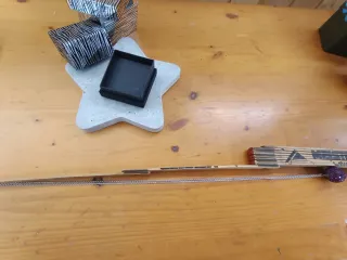 Collar Plata Bola Perlas Moradas Brillantes