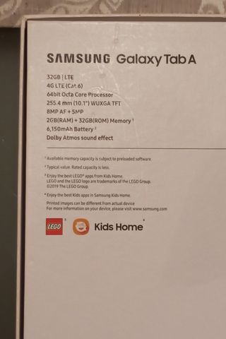 Tablet Samsung Galaxy Tab A Negra