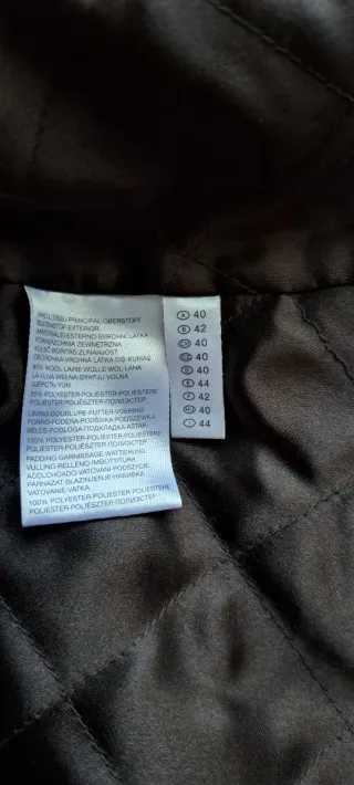 Abrigo de cuadros 65%Lana