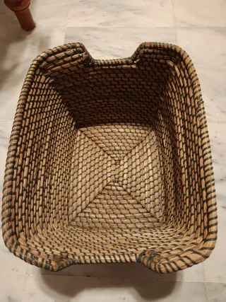 Cesta Mimbre Decorativa