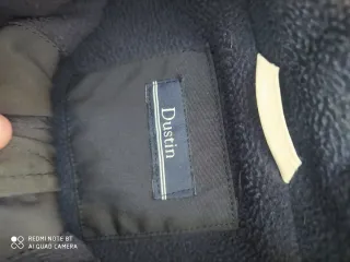 Chaqueta de invierno negra, modelo Dustin