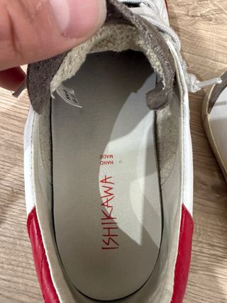 Scarpe Ishikawa Bianche Rosse Stella