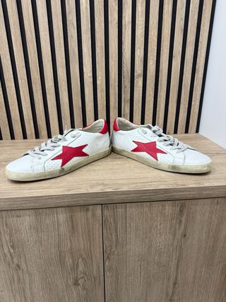 Scarpe Ishikawa Bianche Rosse Stella