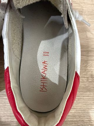 Scarpe Ishikawa Bianche Rosse Stella