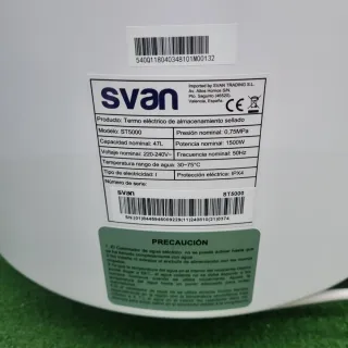 47L calentador Svan Termo Eléctrico Vertical