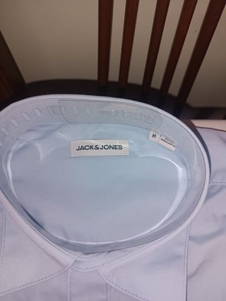 Camisa Jack & Jones Slim Fit Azul Talla M