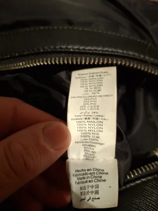 Bolso Bimba y Lola negro y plateado