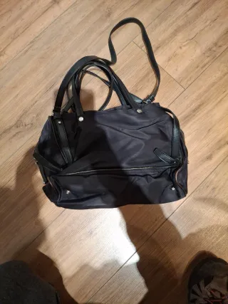 Bolso Bimba y Lola negro y plateado