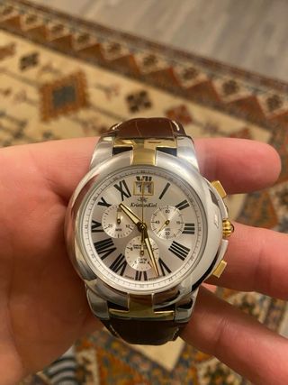 Reloj Kritian Kiel Dorado y Marrón