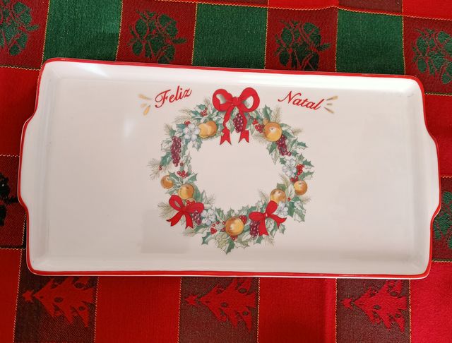 Bandeja cerámica Feliz Navidad