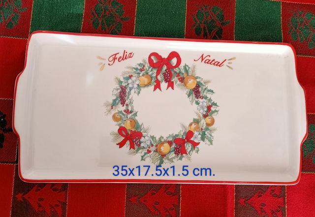 Bandeja cerámica Feliz Navidad