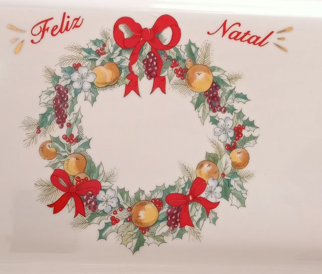 Bandeja cerámica Feliz Navidad