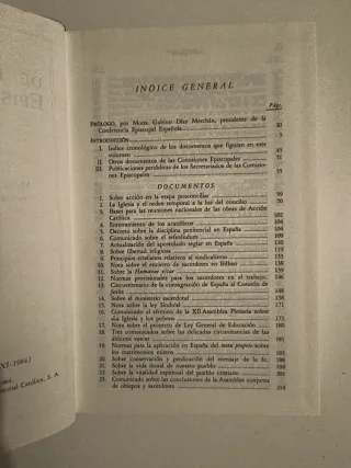 Documentos de la conferencia episcopal española