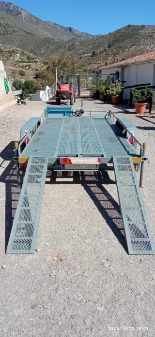 Remolque plataforma portacoches