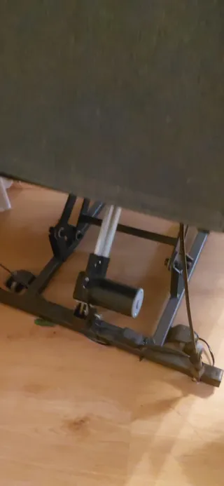 Sillón reclinable eléctrico gris