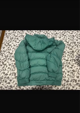 Chaqueta acolchada vintage verde