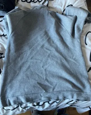 Sudadera Jordan Air Gris Media Cremallera