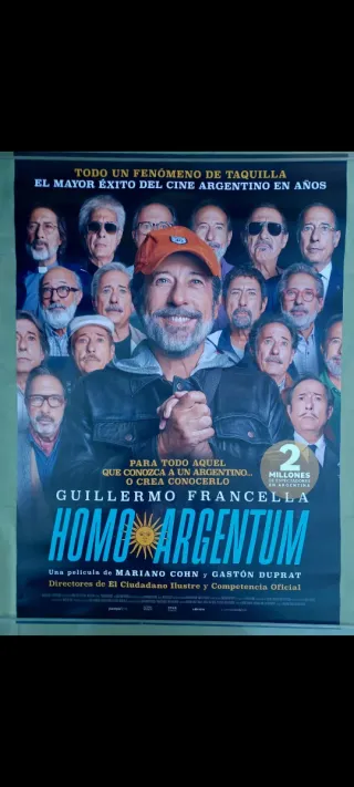 Póster Película Homo Argentum