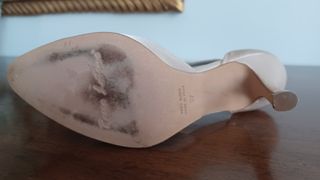 Scarpe Rosso Latino Rosa Carne Tacco Donna