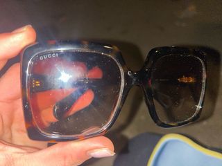 Gafas Gucci Marrones y Doradas