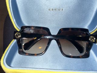 Gafas Gucci Marrones y Doradas