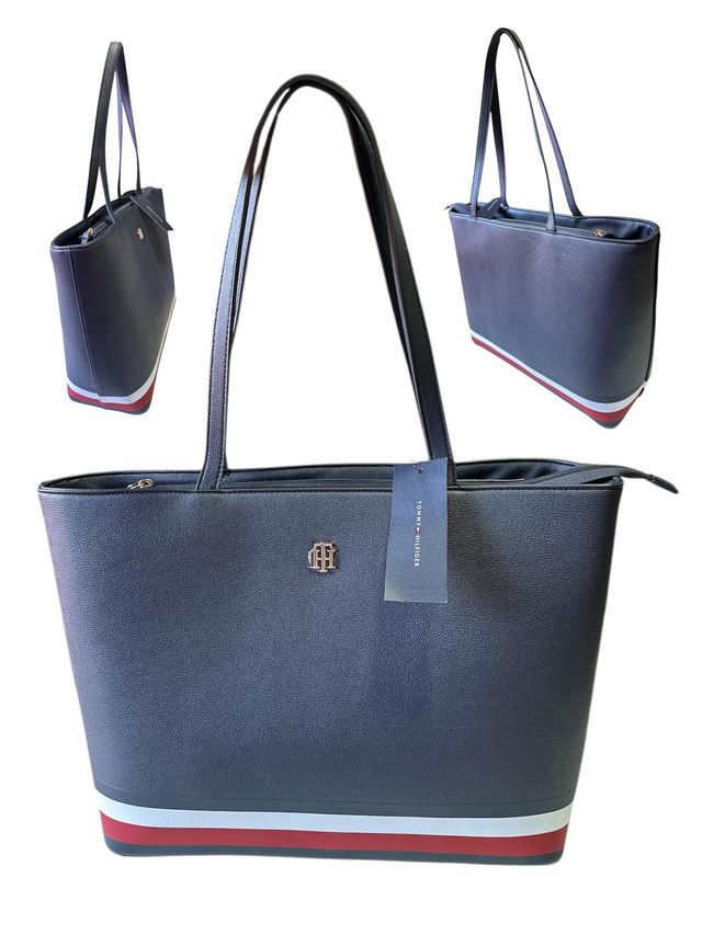 Bolso Shopper Tommy Hilfiger Azul Nuevo