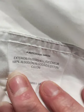 Camisa Purificación García Blanca