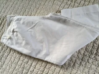 Pantalón Zara Basic Blanco Talla S