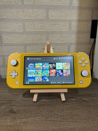 Megapack Nintendo Switch Lite Amarilla+extra! 512GB