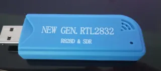Sintonizador Radio Digital RTL2832 SDR Azul