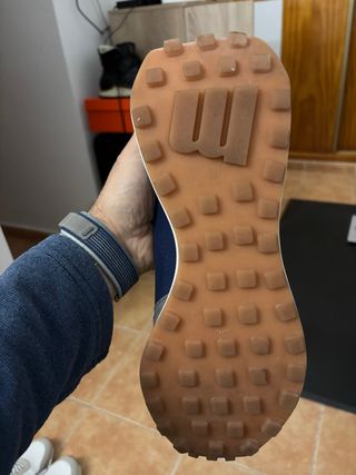 Zapatillas Mustang modelo Zinc Azul y Marrón