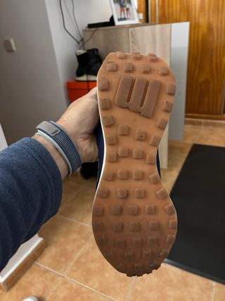 Zapatillas Mustang modelo Zinc Azul y Marrón