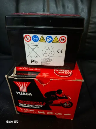 Yuasa YTX4L 12V 50 CCA Batería AGM VRLA para moto
