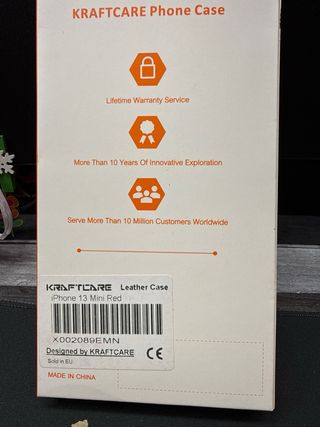 Custodia Kraftcare iPhone 13 Mini Rosso