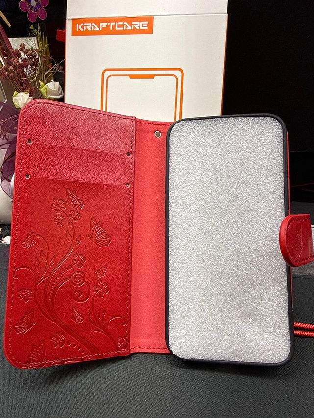 Funda Kraftcare iPhone 13 Mini Roja