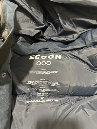 Chaquetón largo azul OOO Talla M. Nuevo