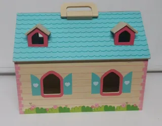 Casa de Muñecas Madera Artesanal Nueva