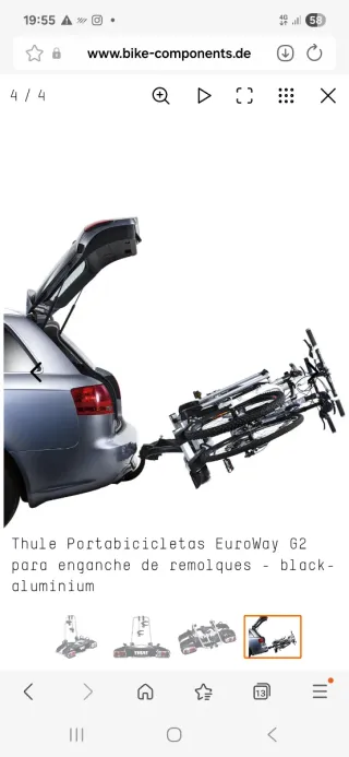Portabicicletas Thule Euroway 921 Bola