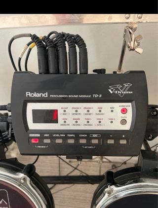 Batería Roland TD3 Electrónica parches Malla