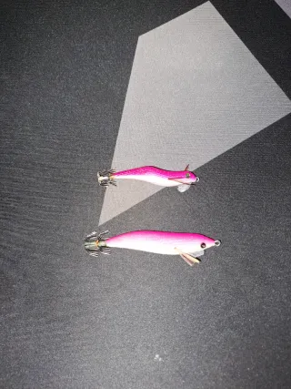 2 Poteras Artesanas Señuelos Pesca