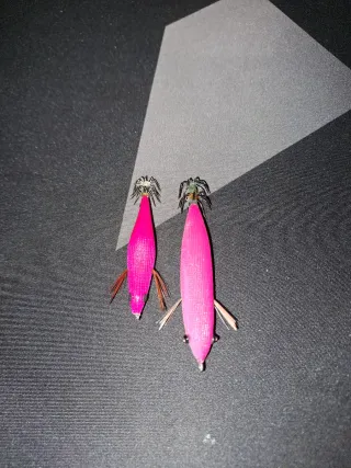 2 Poteras Artesanas Señuelos Pesca