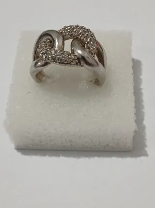 Anel Prata 925 Zirconias