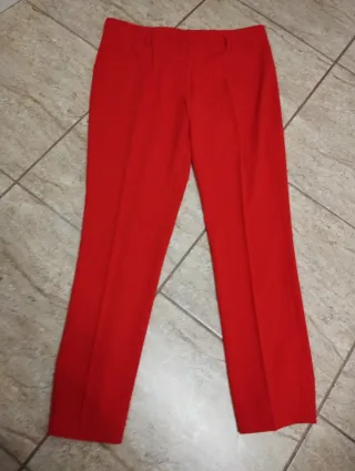 Pantalón Clásico Rojo Talla XL