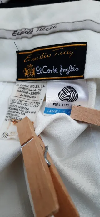 Pantalón Emidio Tucci Caballero T.50 Negro