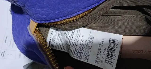 Bolso Bimba y Lola Piel Rugby Morado