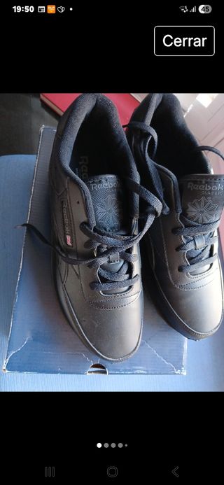 Reebok Classic Negras originales en su caja