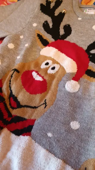 Jersey Navideño Reno Talla L