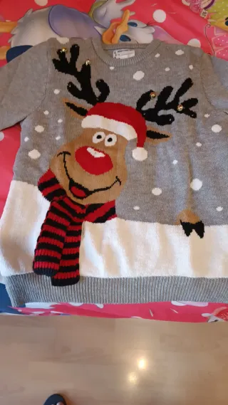 Jersey Navideño Reno Talla L