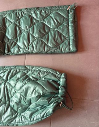 Conjunto Nieve Esquí Montaña Verde botella