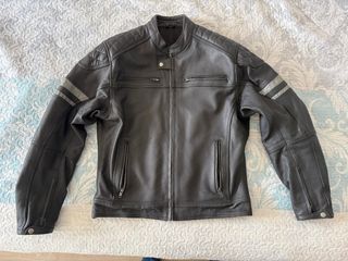 Chaqueta de cuero Moto Miline